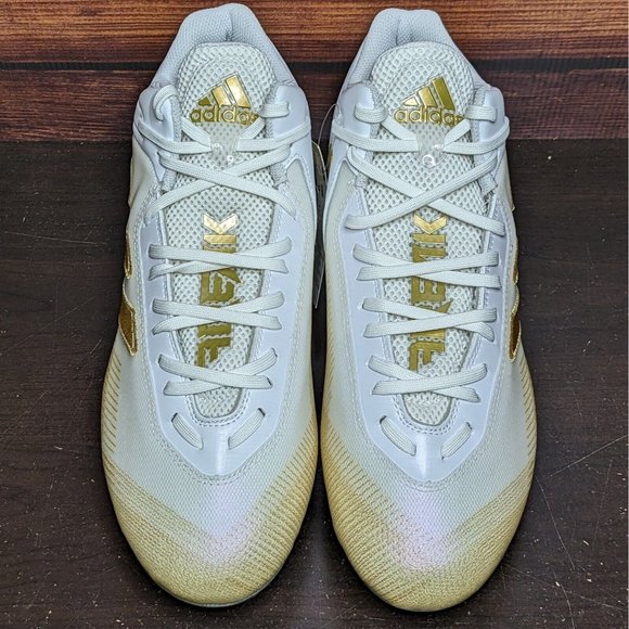 Adidas Freak Carbon 20 Men\'s 10.5 White Gold Metallic football cleats EH3461